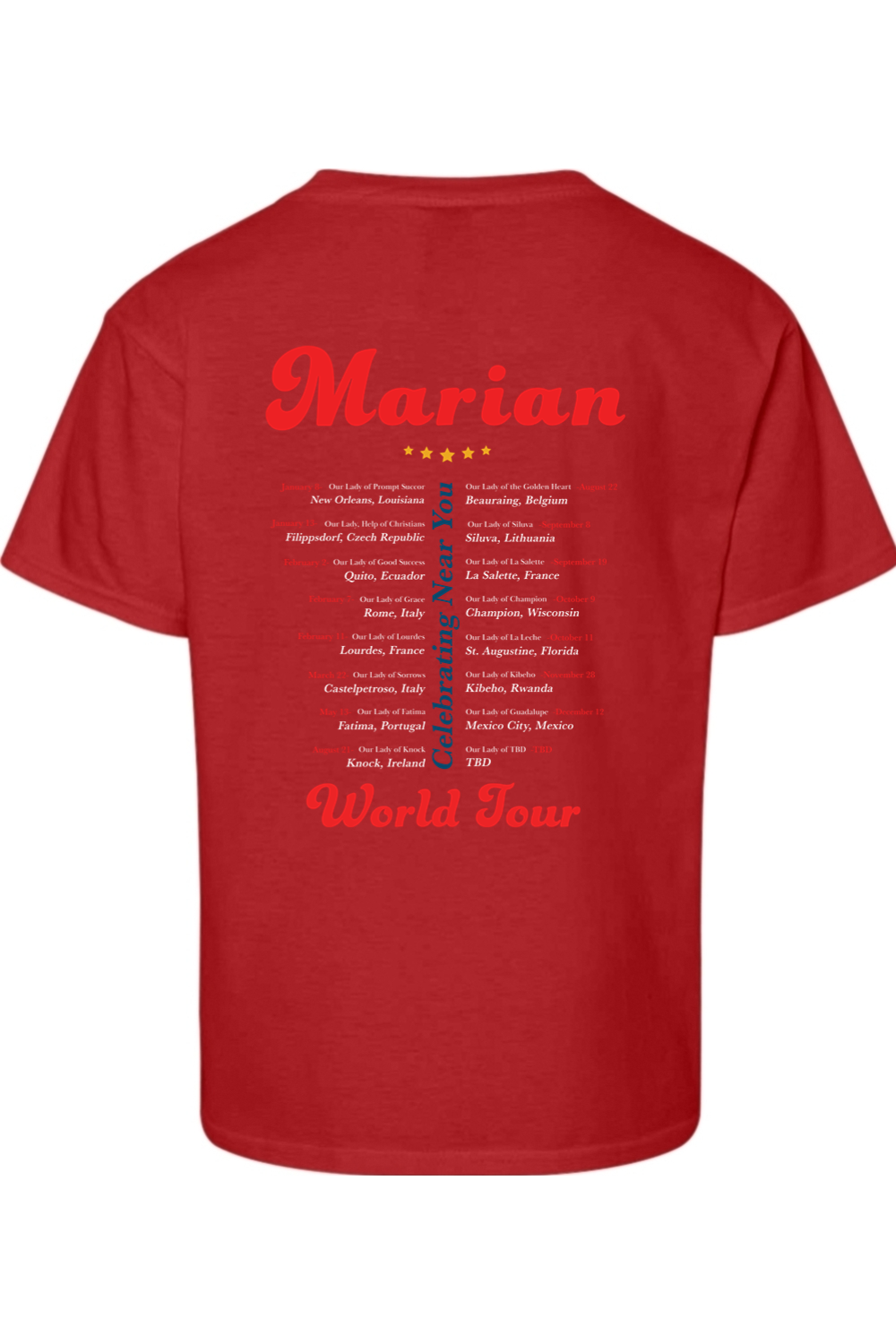 Marian World Tour Concert T-Shirt - youth