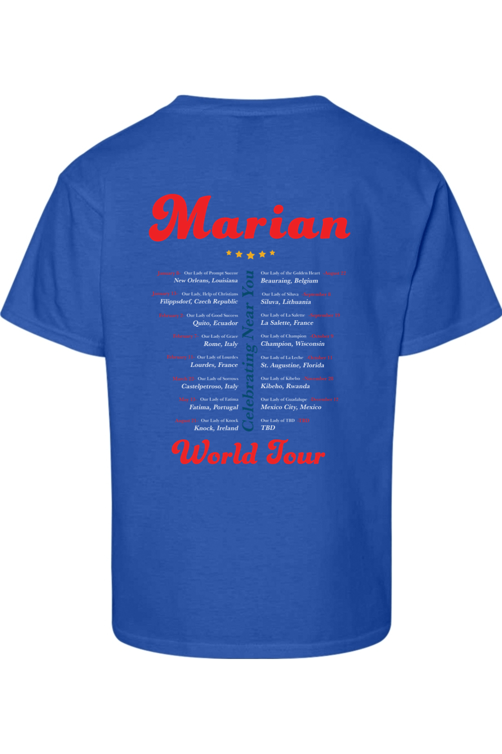 Marian World Tour Concert T-Shirt - youth