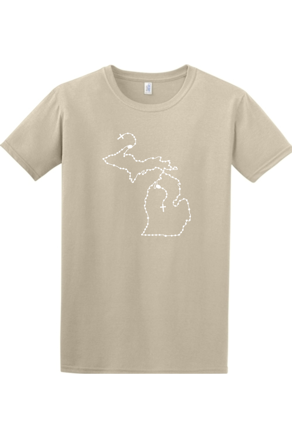 Michigan Rosary Catholic Adult T-shirt
