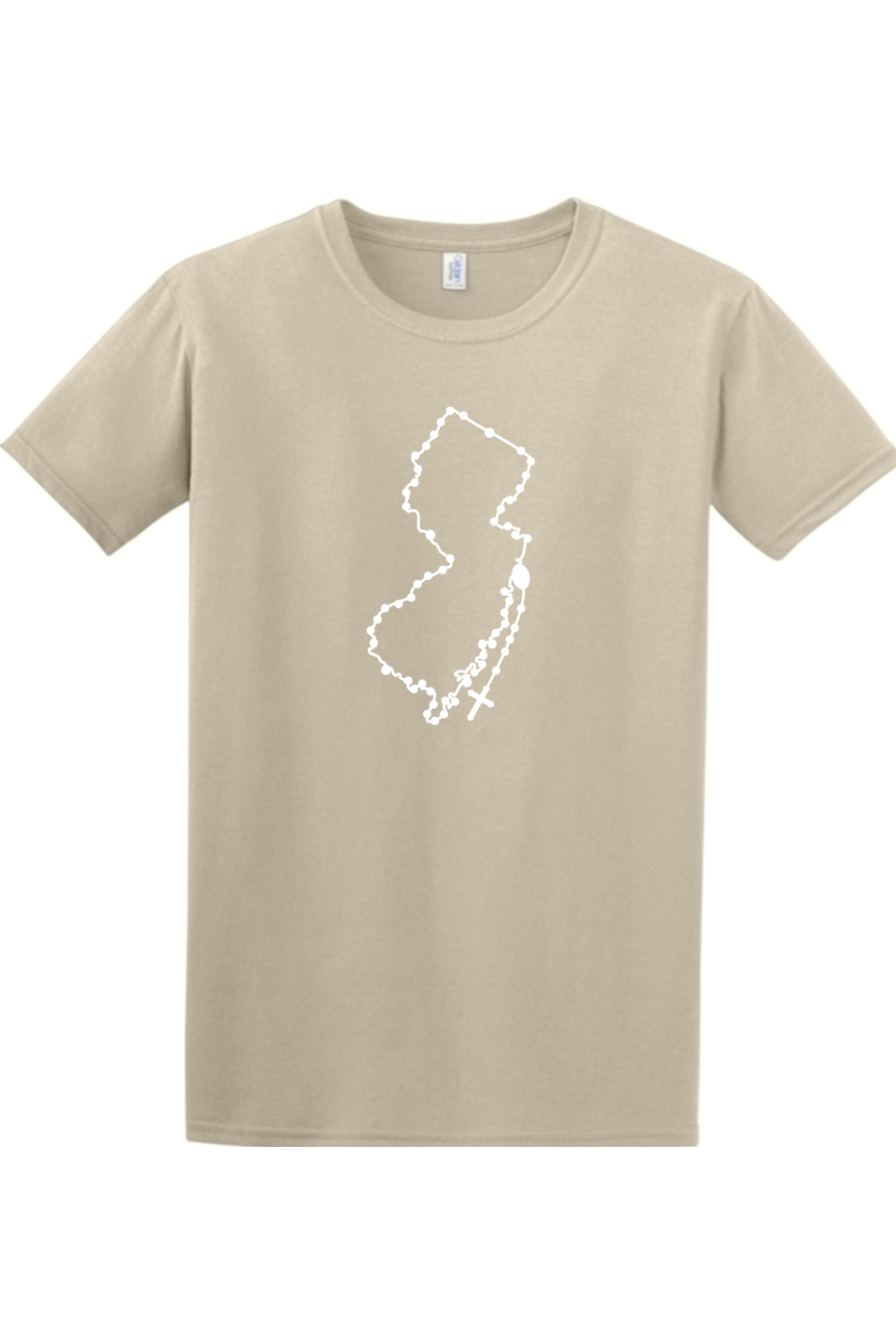 New Jersey Catholic Rosary Adult T-shirt