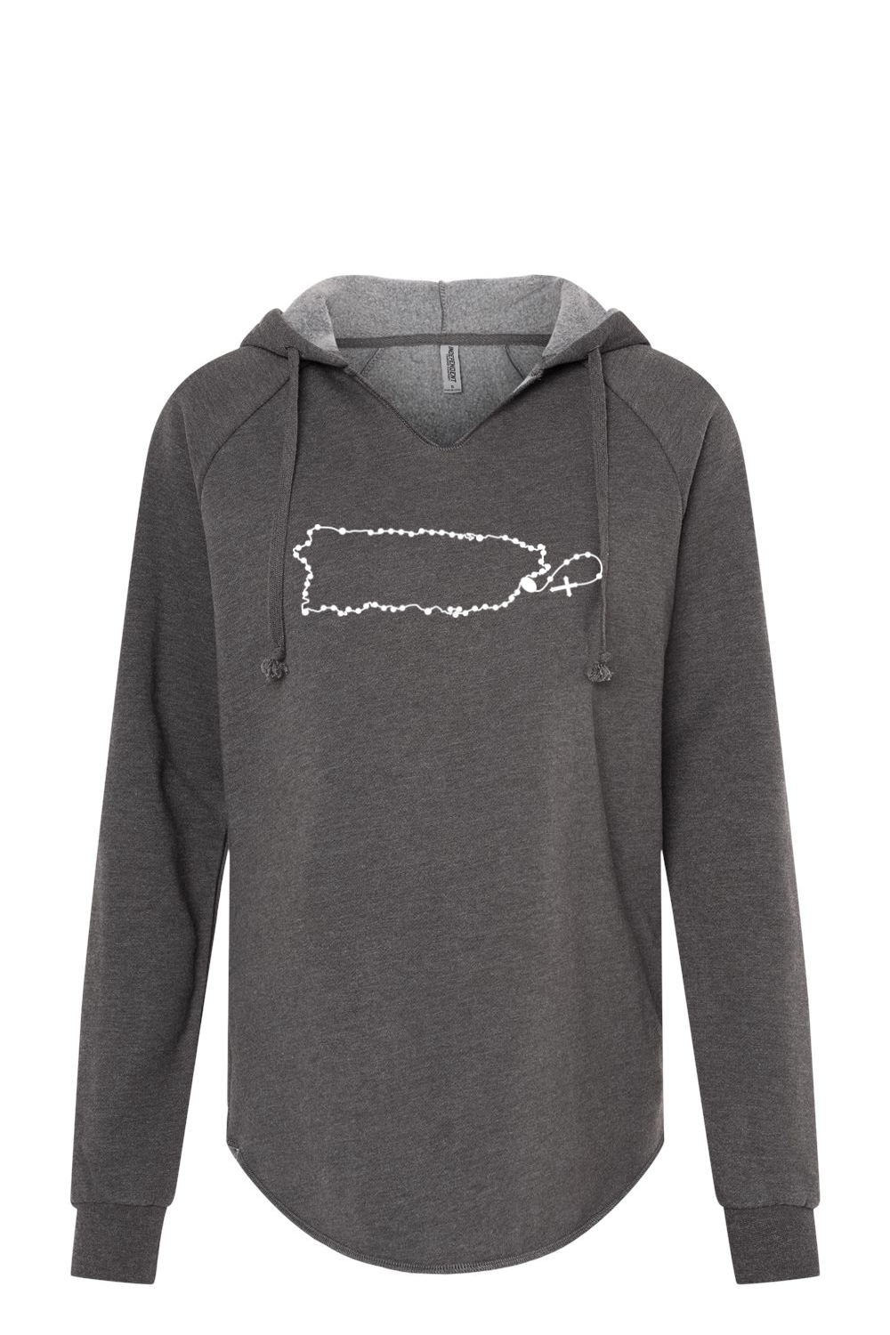Puerto Rico Catholic Rosary Drop Hoodie