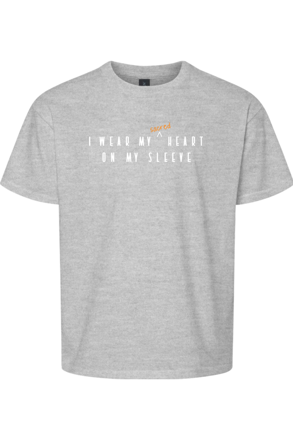 Sacred Heart on Your Sleeve - Sacred Heart of Jesus Youth T-Shirt