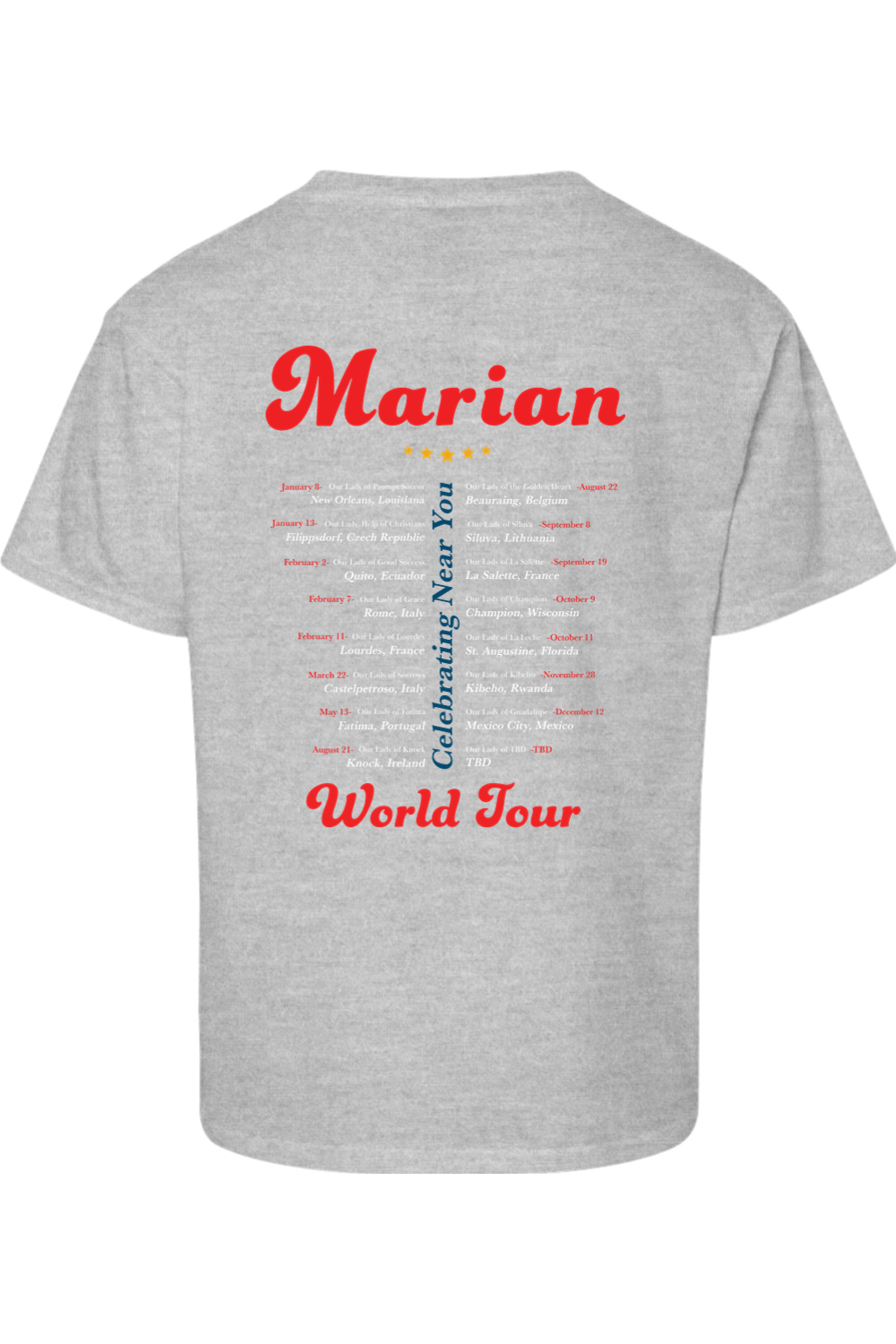 Marian World Tour Concert T-Shirt - youth