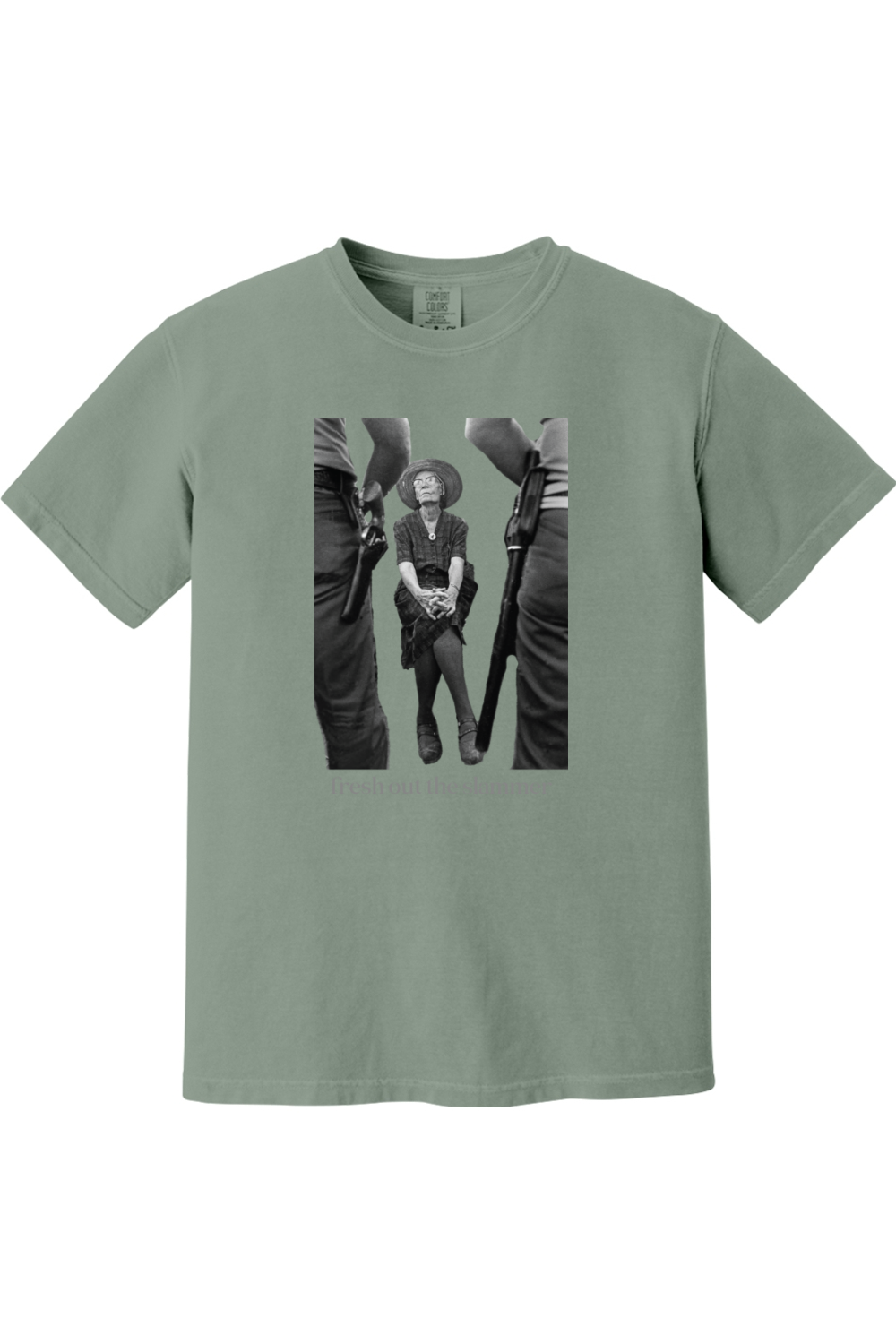 Fresh Out the Slammer - Dorothy Day Adult T-Shirt - Comfort Colors