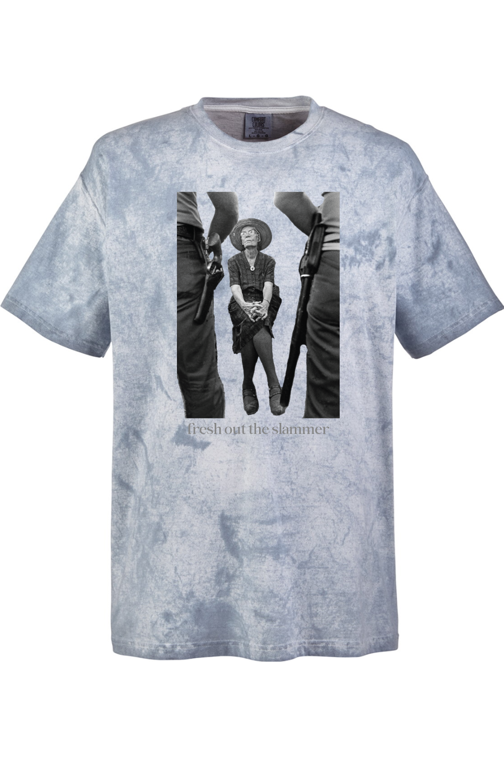 Fresh Out the Slammer - Dorothy Day Adult T-Shirt - Comfort Colors