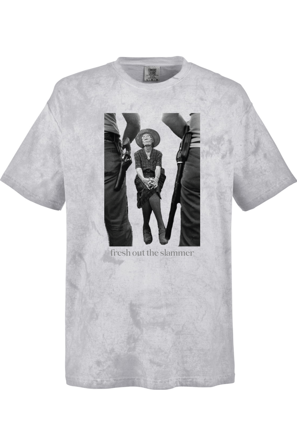 Fresh Out the Slammer - Dorothy Day Adult T-Shirt - Comfort Colors