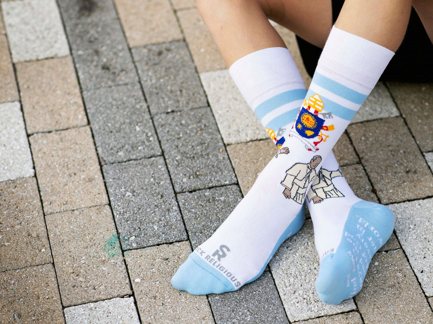 Pope Francis Adult Socks