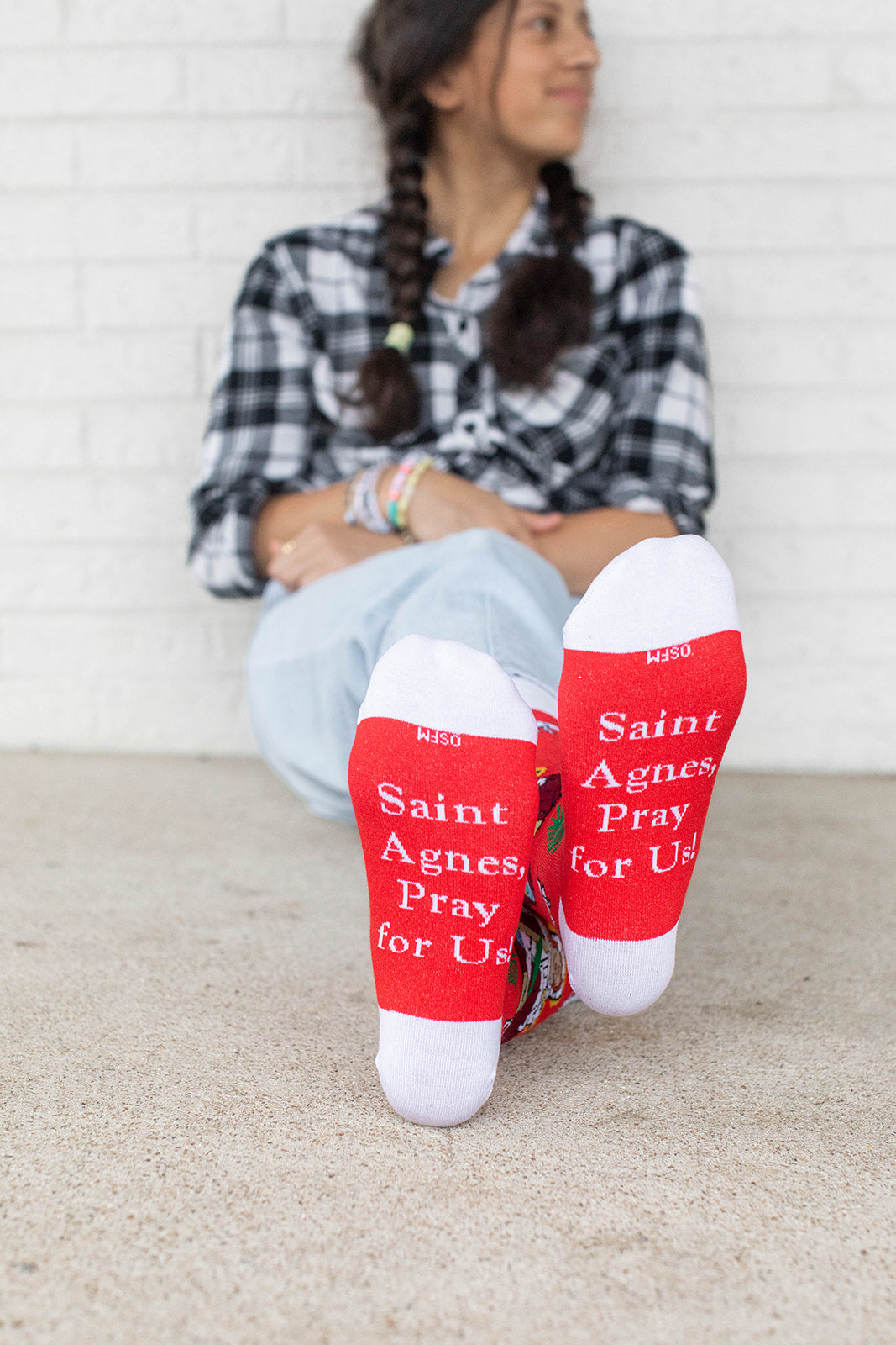 St. Agnes Adult Socks