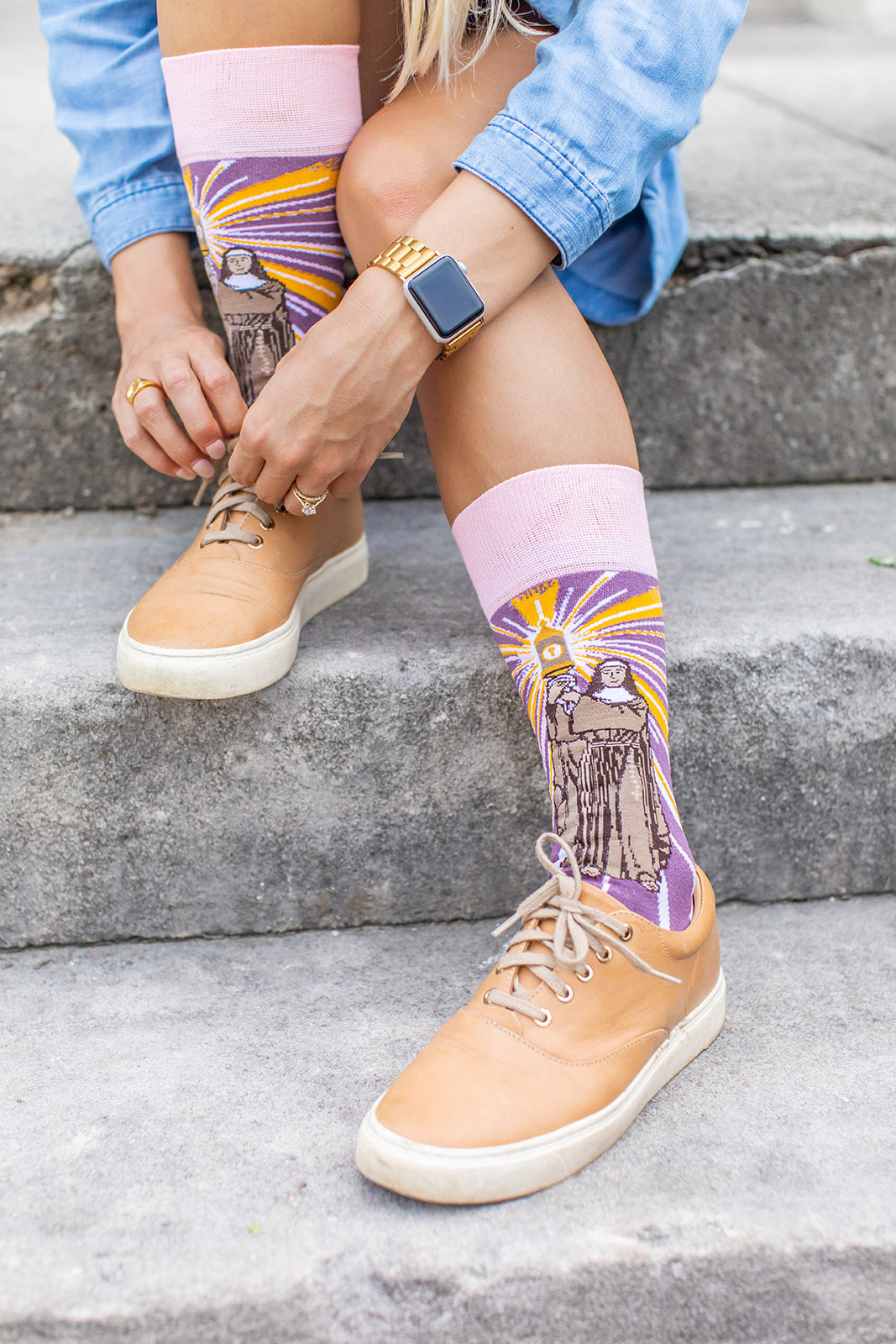 St. Clare of Assisi Adult Socks