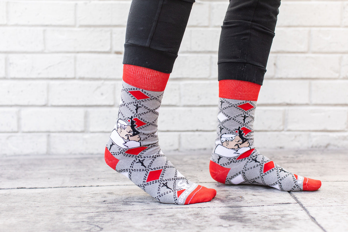 St. John Paul II Adult Socks