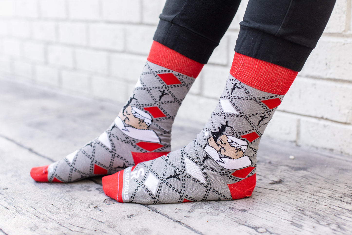St. John Paul II Adult Socks