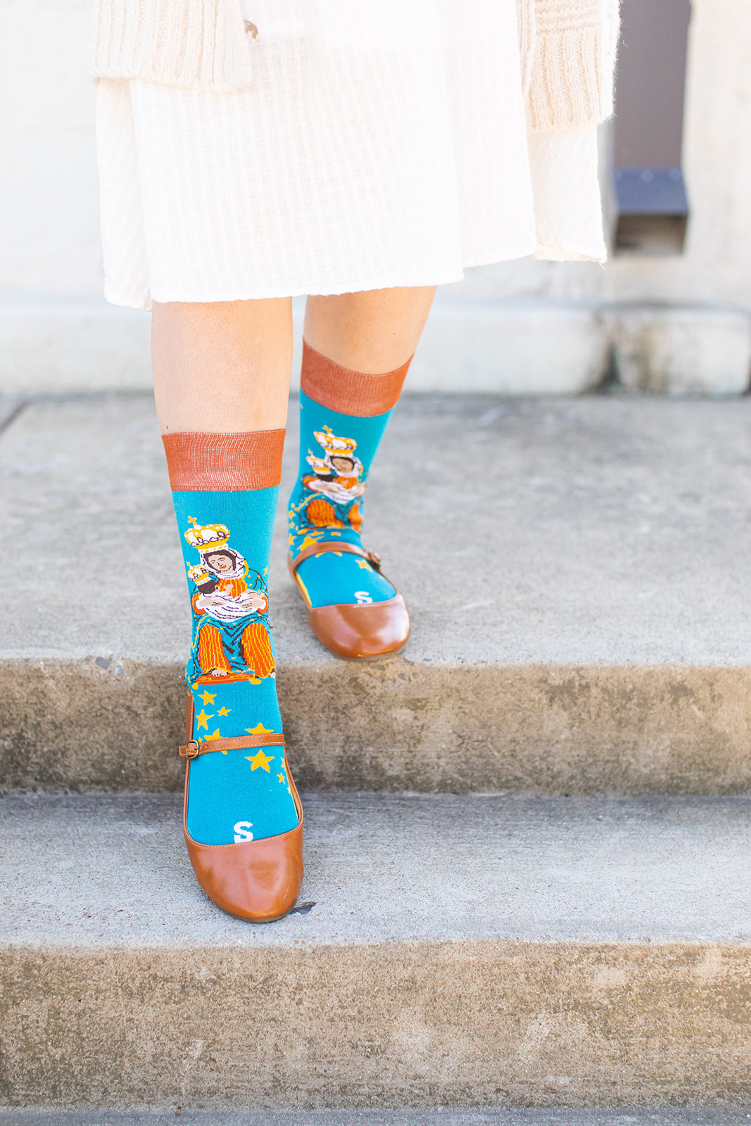 Our Lady of La Leche Adult Socks