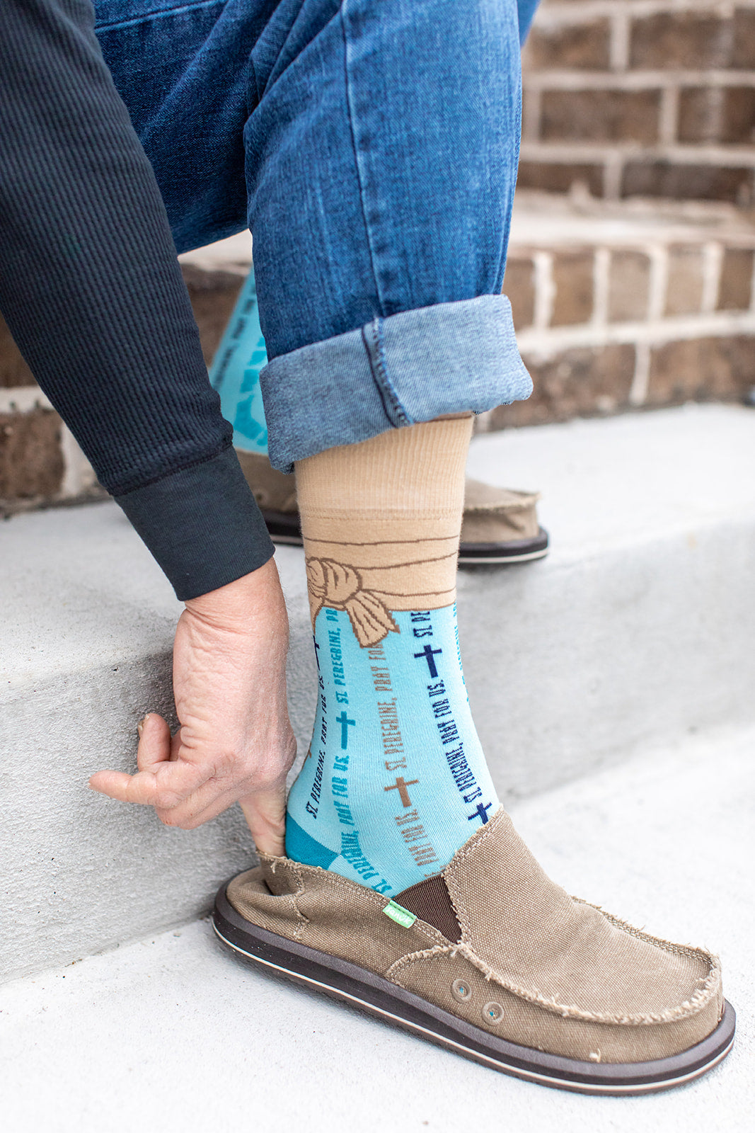 St. Peregrine Adult Socks