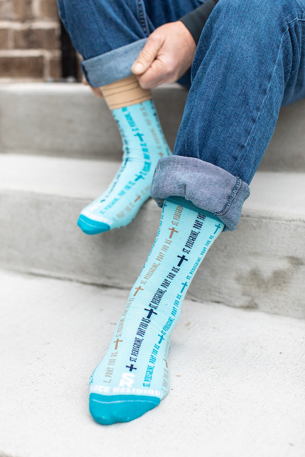 St. Peregrine Adult Socks
