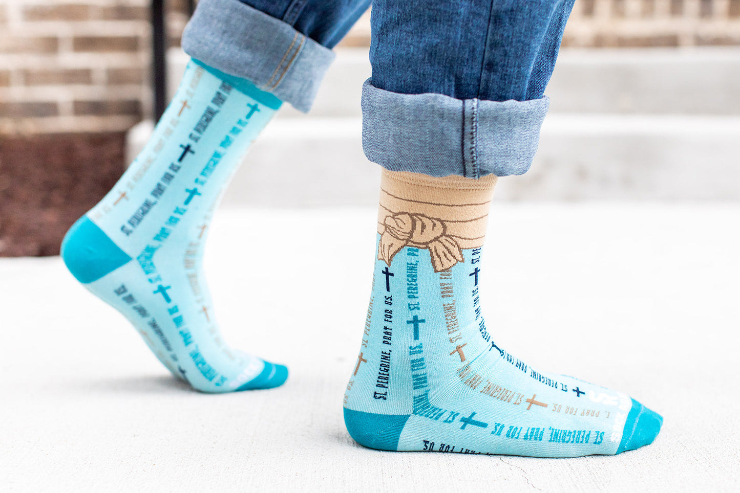 St. Peregrine Adult Socks