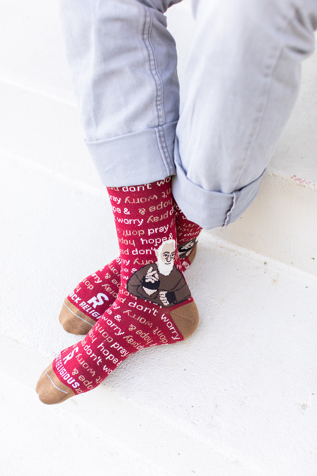 St. Padre Pio Adult Socks