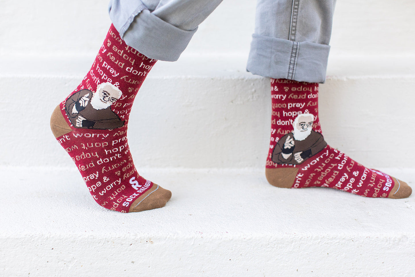 St. Padre Pio Adult Socks