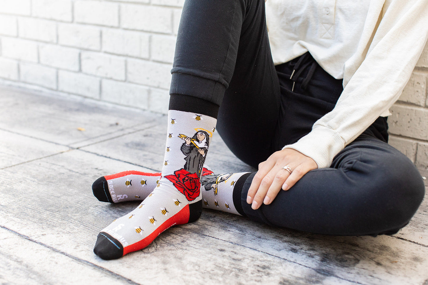 St. Rita Adult Socks