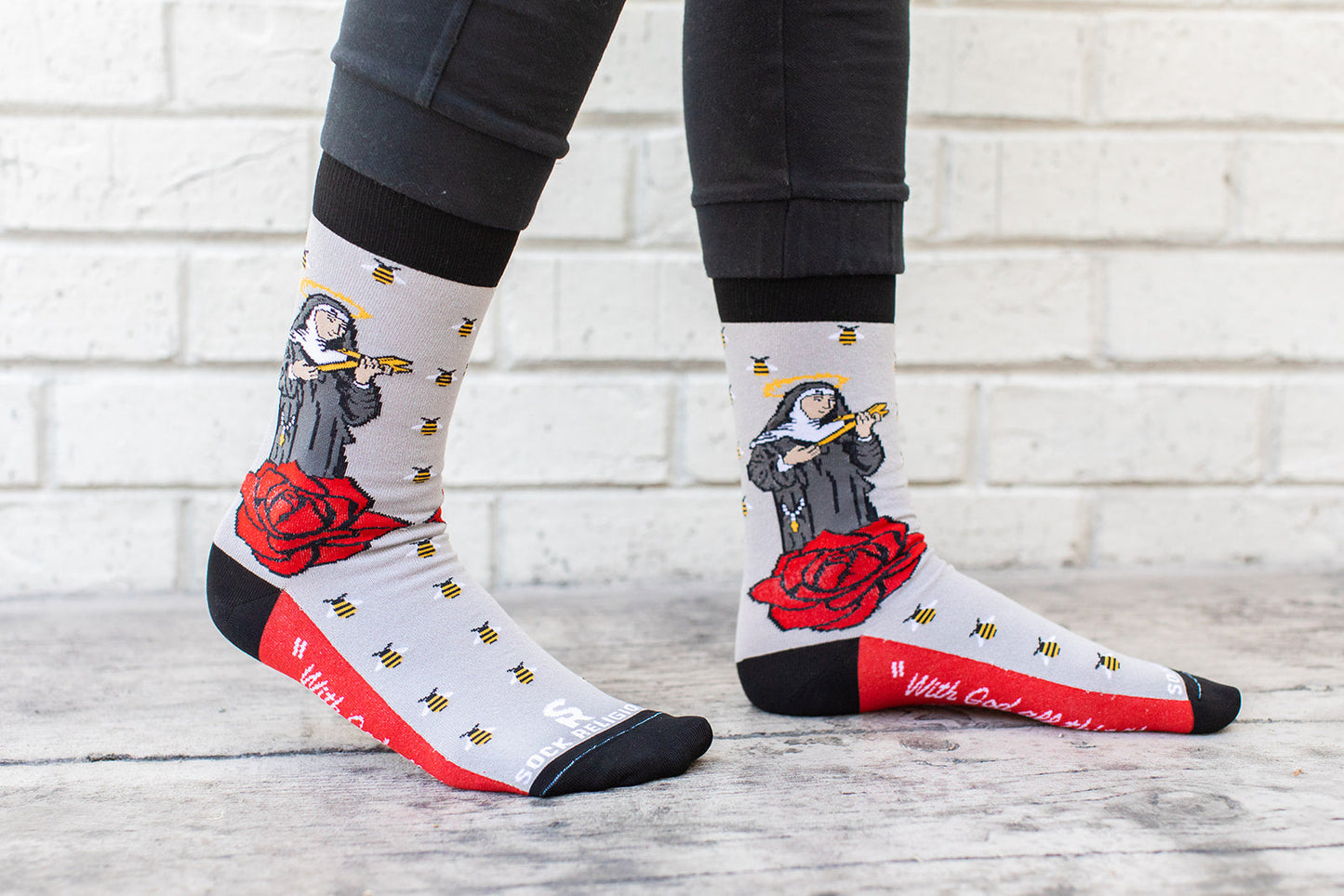 St. Rita Adult Socks