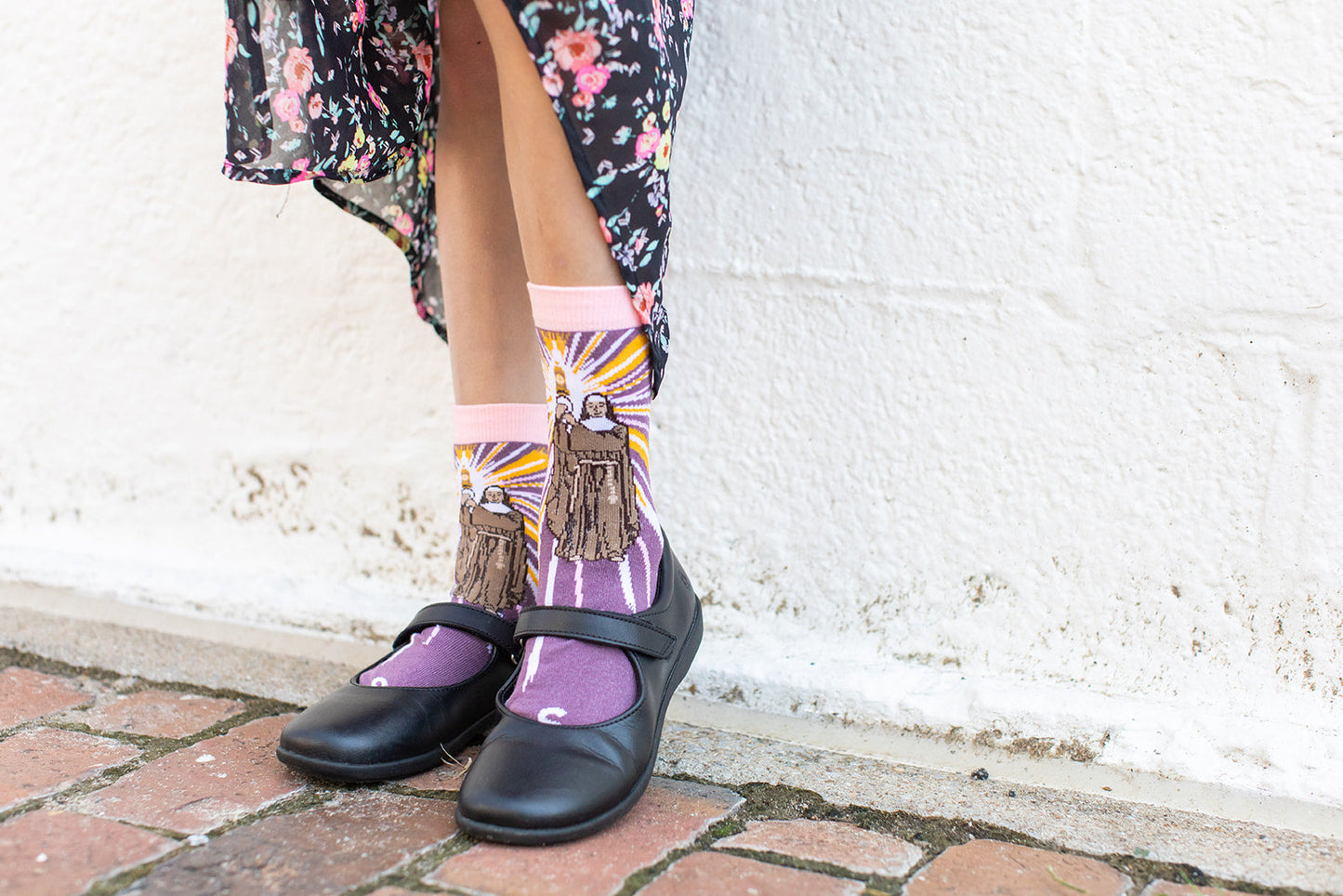 St. Clare of Assisi Kids Socks