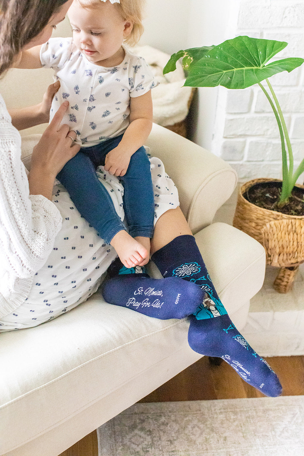St. Monica Adult Socks