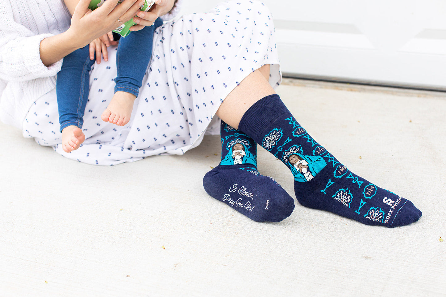St. Monica Adult Socks