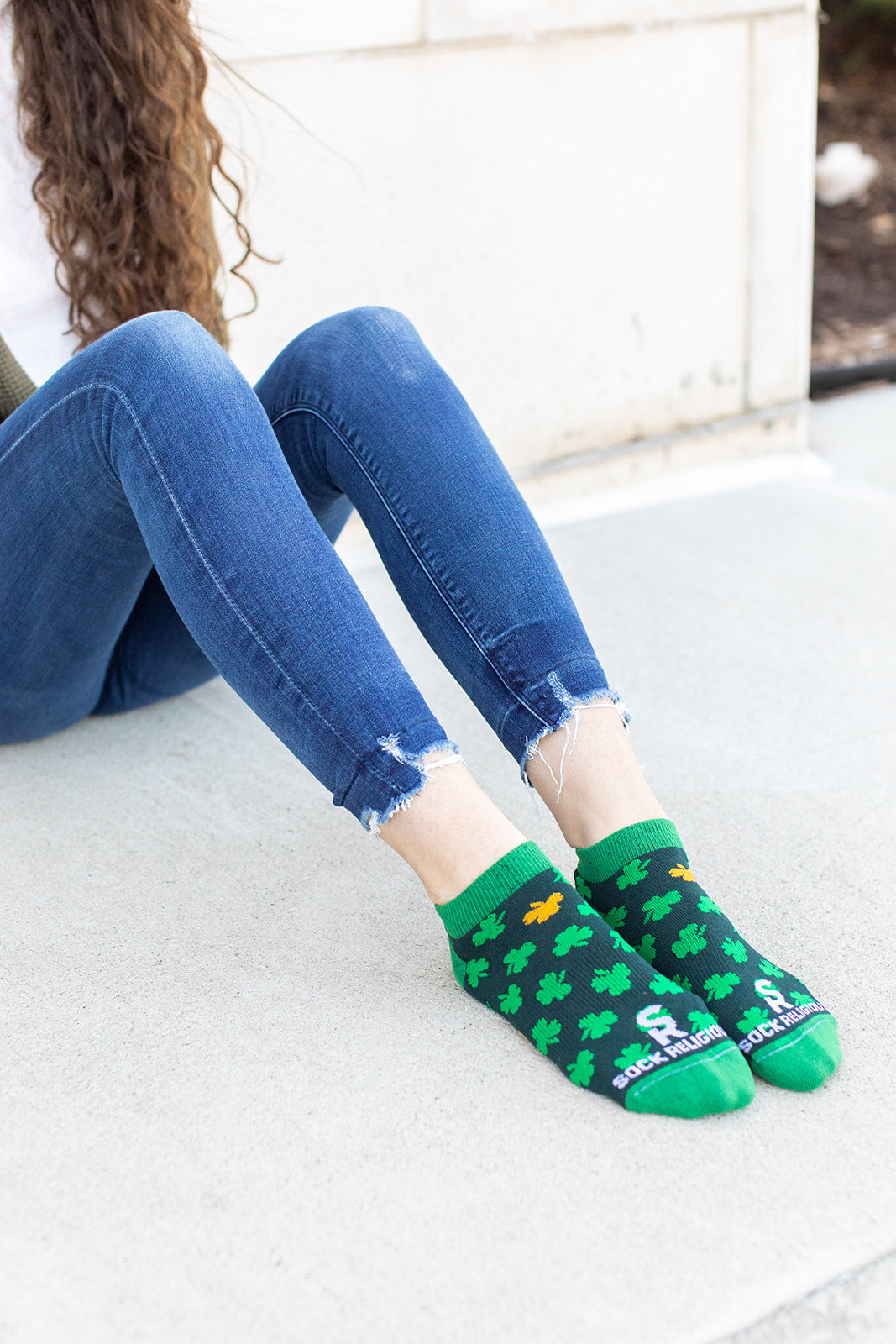 St. Patrick No Show Socks