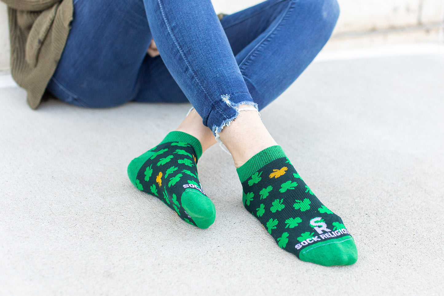St. Patrick No Show Socks