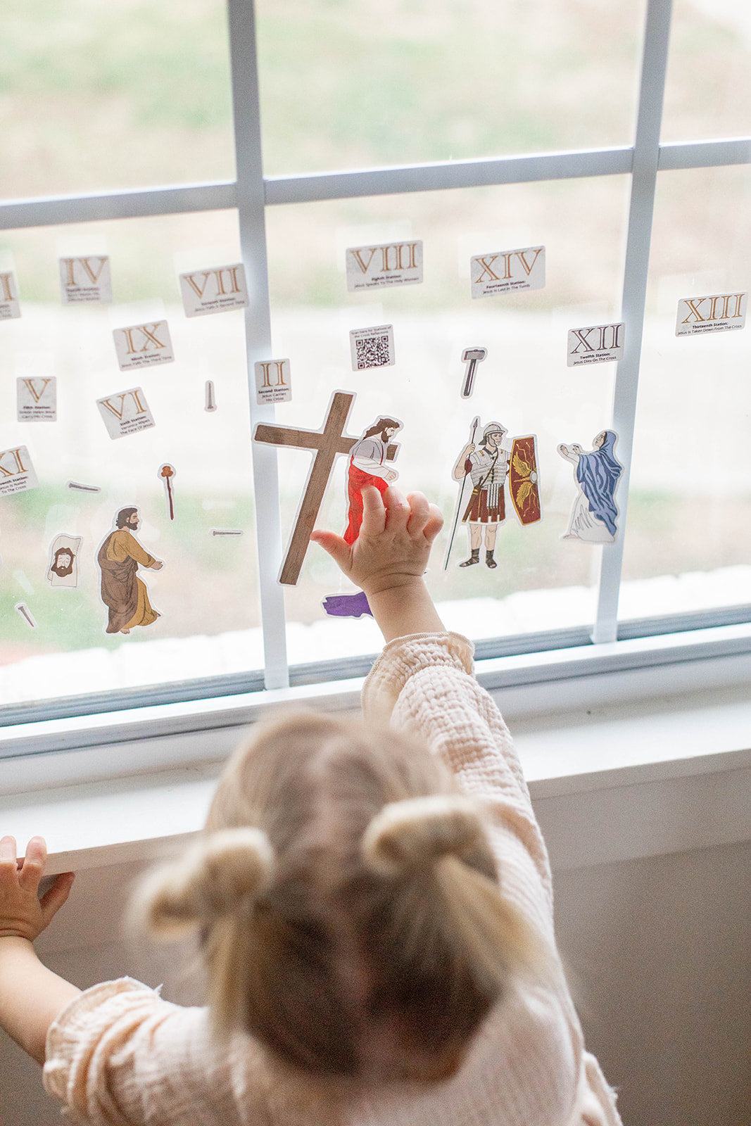Stations of the Cross Cling Set