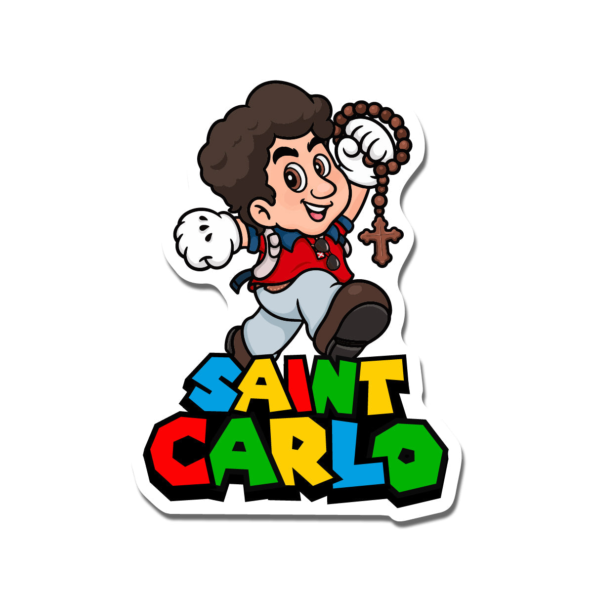 Super St. Carlo Acutis Sticker 10-pack