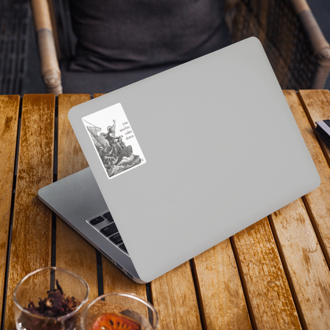 You Need to Calm Down - Jesus Calms the Storm Sticker