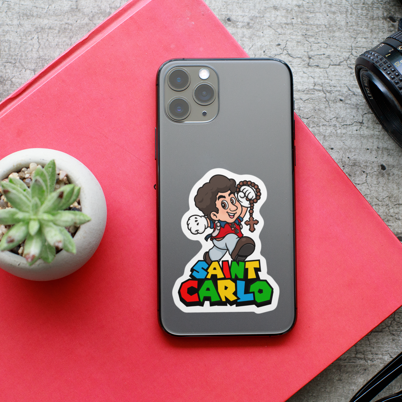 Super St. Carlo Acutis Sticker 10-pack