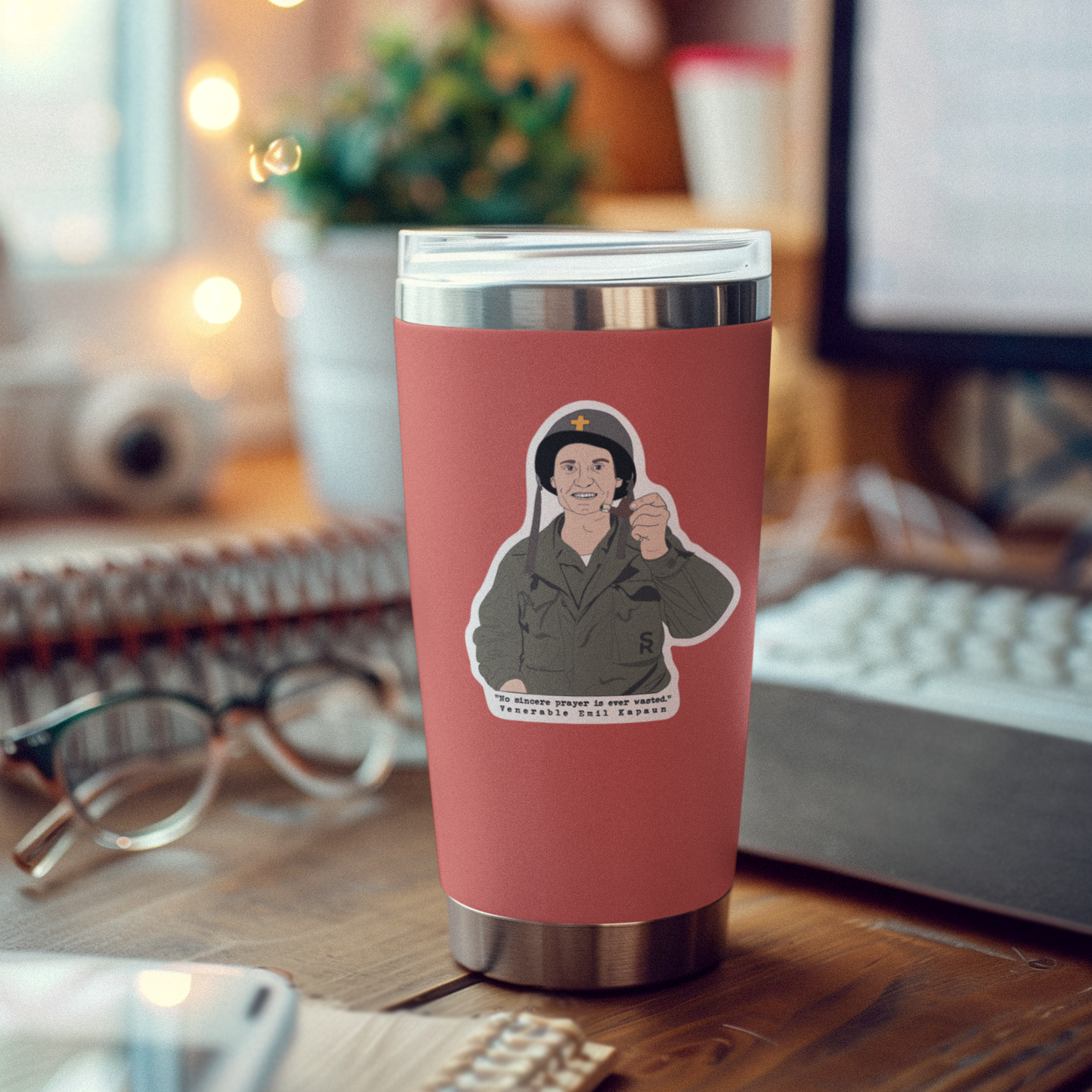 Venerable Fr. Kapaun Sticker