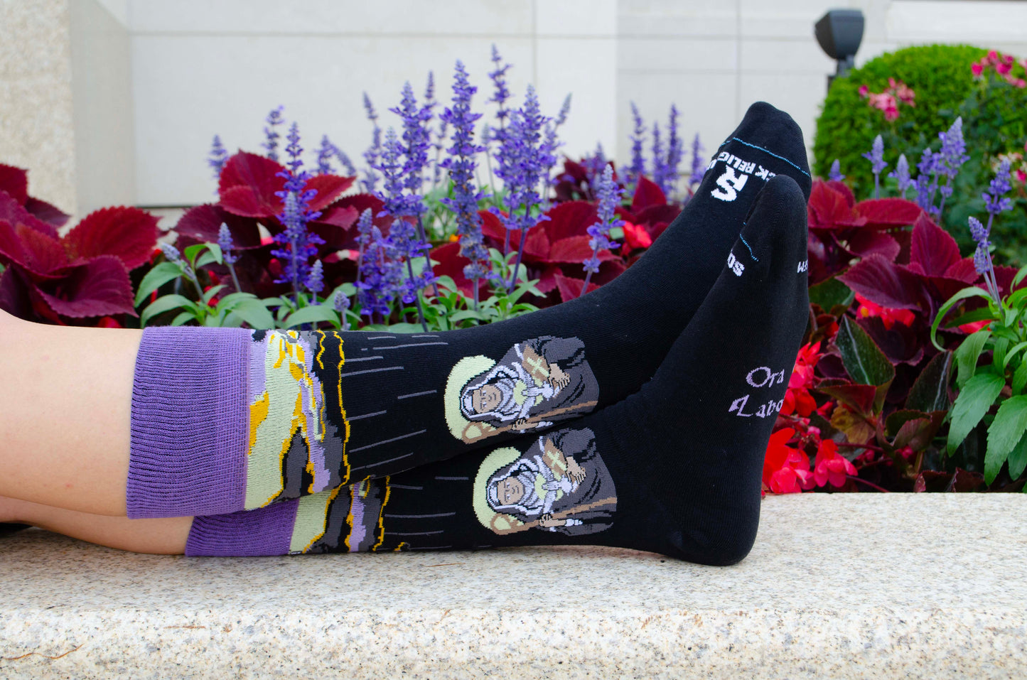 St. Scholastica Adult Socks