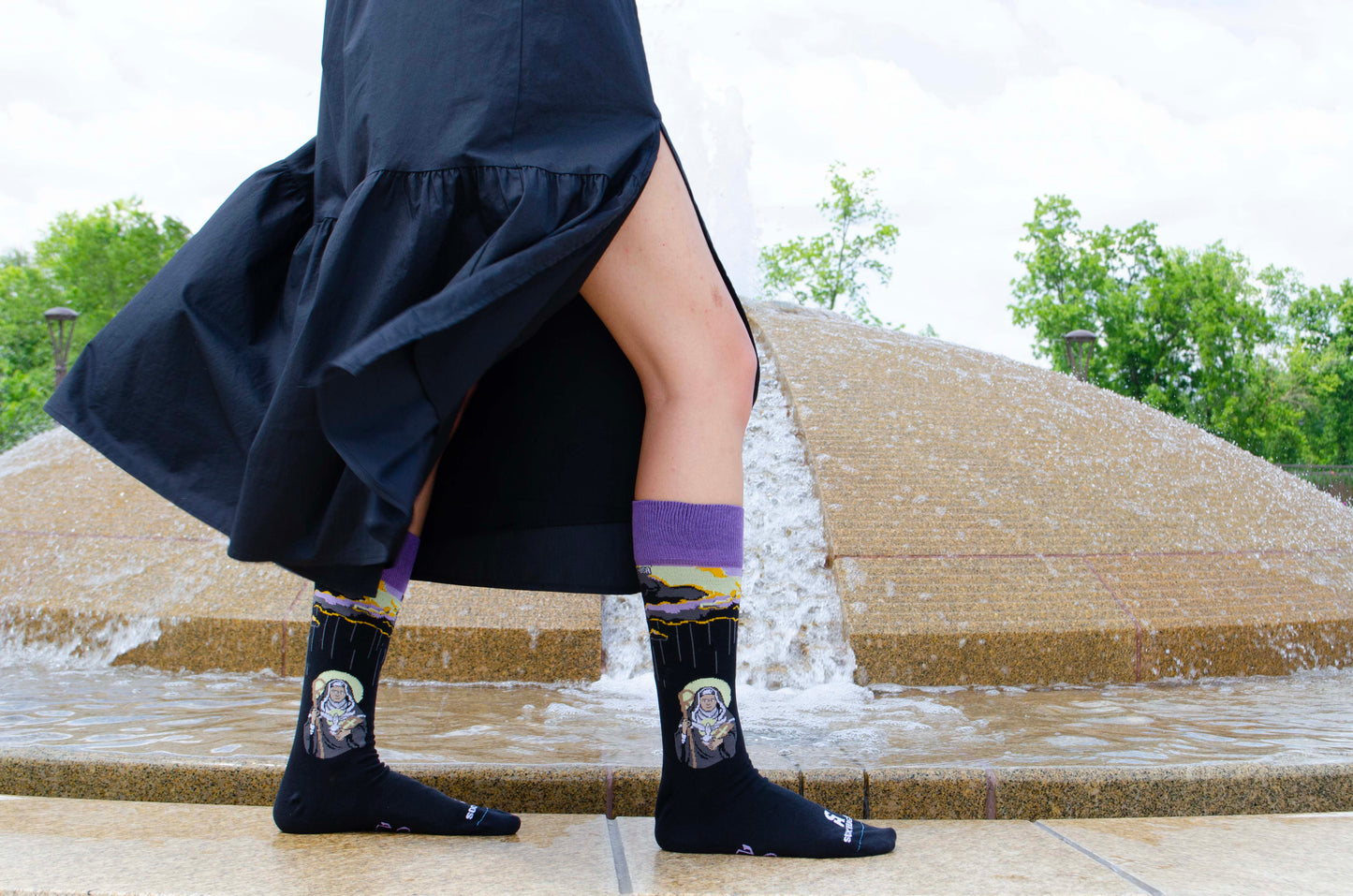 St. Scholastica Adult Socks