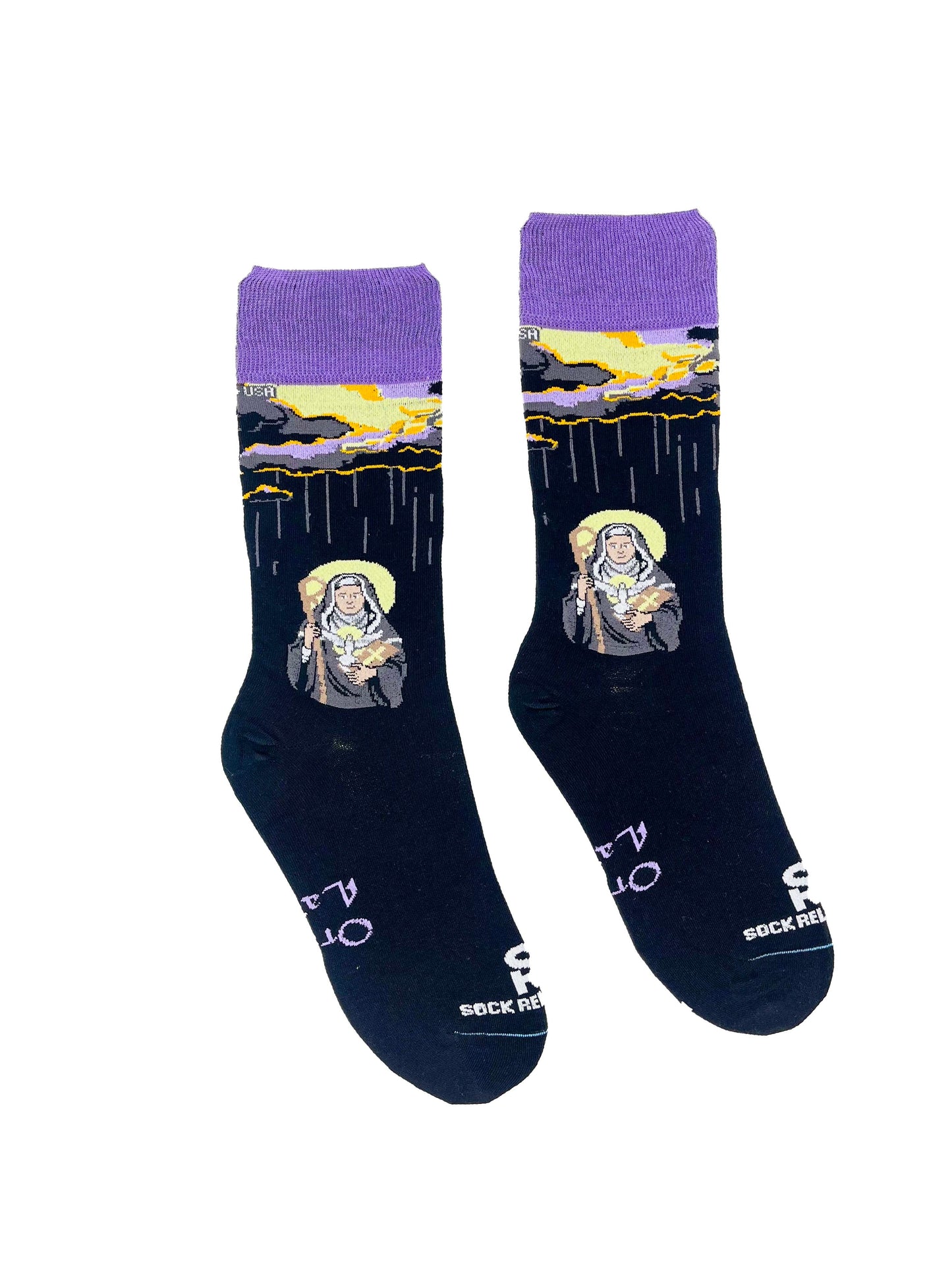 St. Scholastica Adult Socks