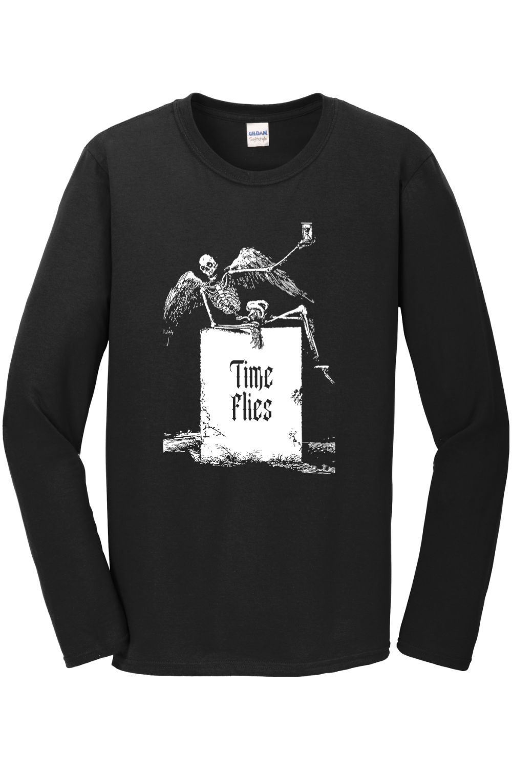 Time Flies - Memento Mori Adult Long Sleeve T-Shirt