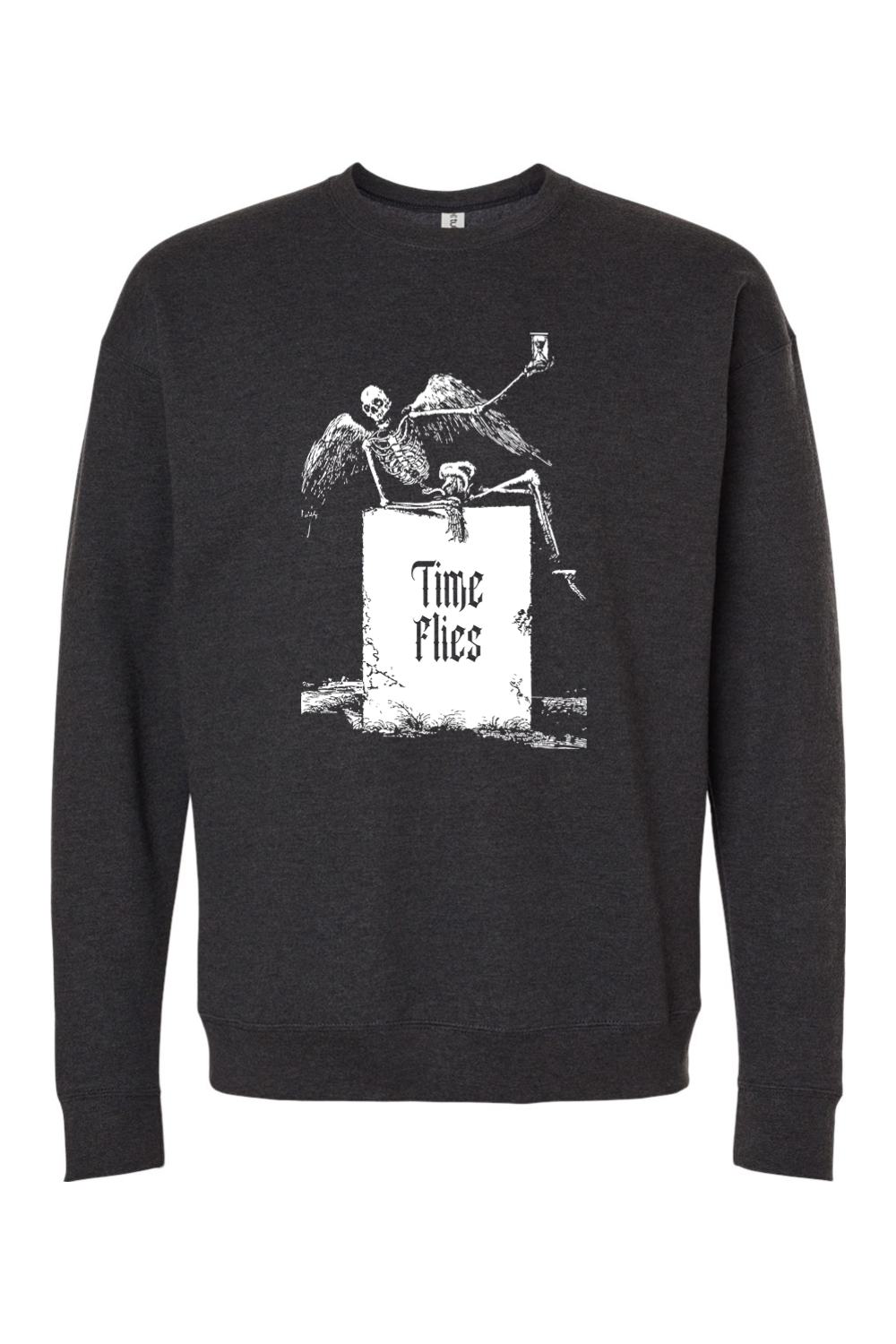 Time Flies - Memento Mori Adult Crewneck Sweatshirt