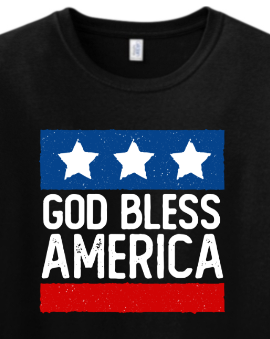 God Bless America Adult T-Shirt