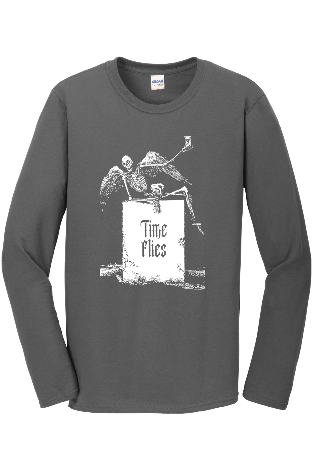 Time Flies - Memento Mori Adult Long Sleeve T-Shirt