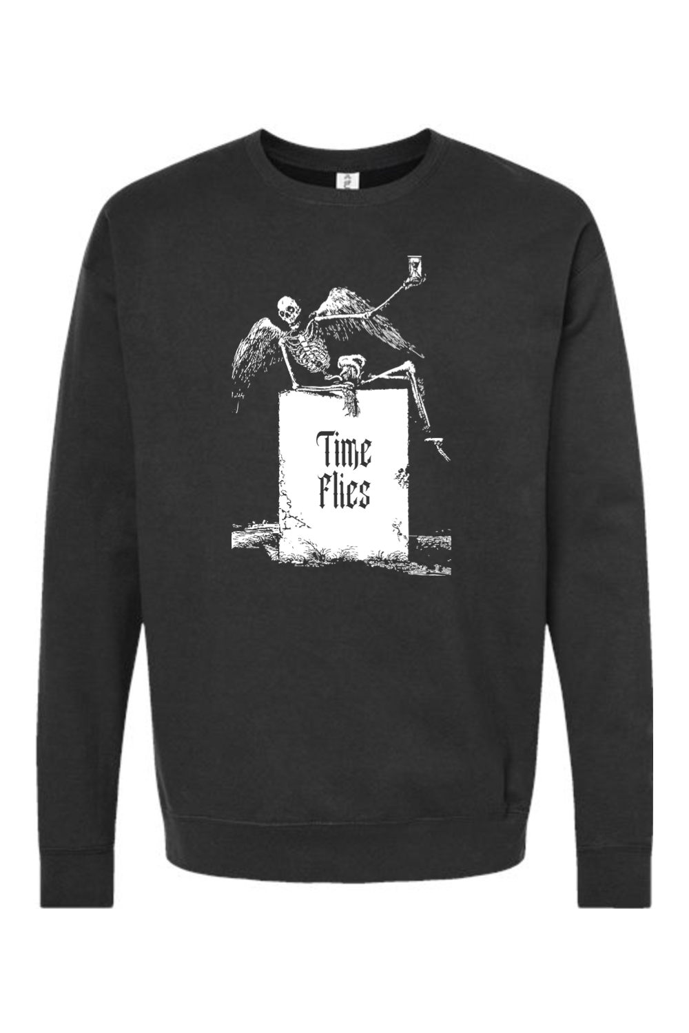Time Flies - Memento Mori Adult Crewneck Sweatshirt