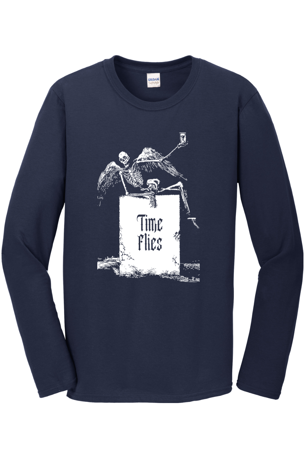 Time Flies - Memento Mori Adult Long Sleeve T-Shirt