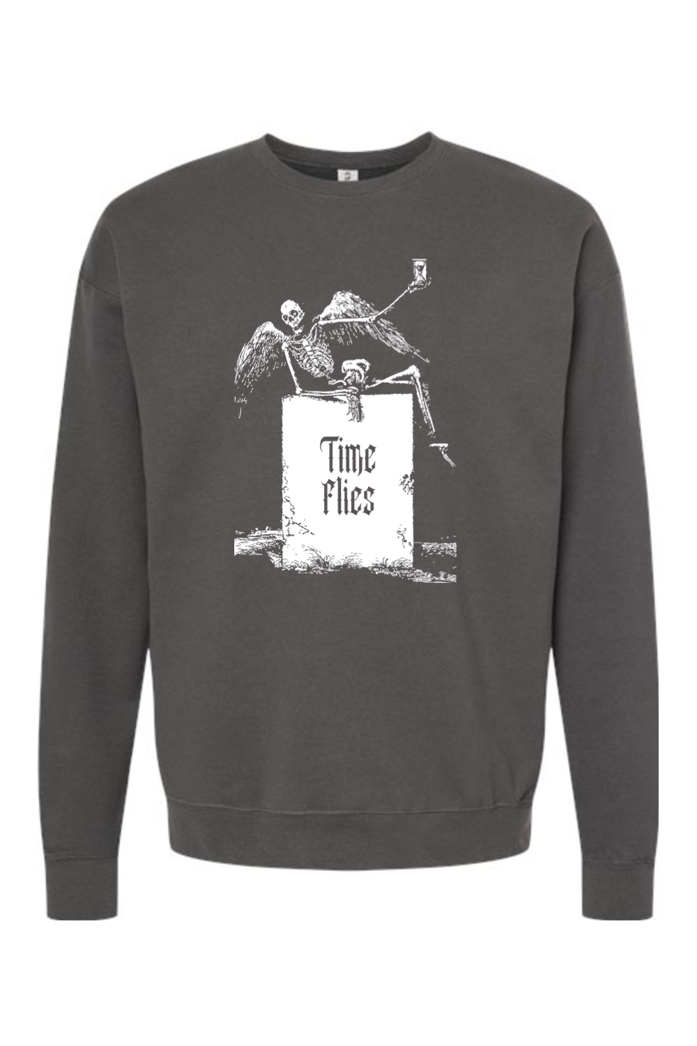Time Flies - Memento Mori Adult Crewneck Sweatshirt