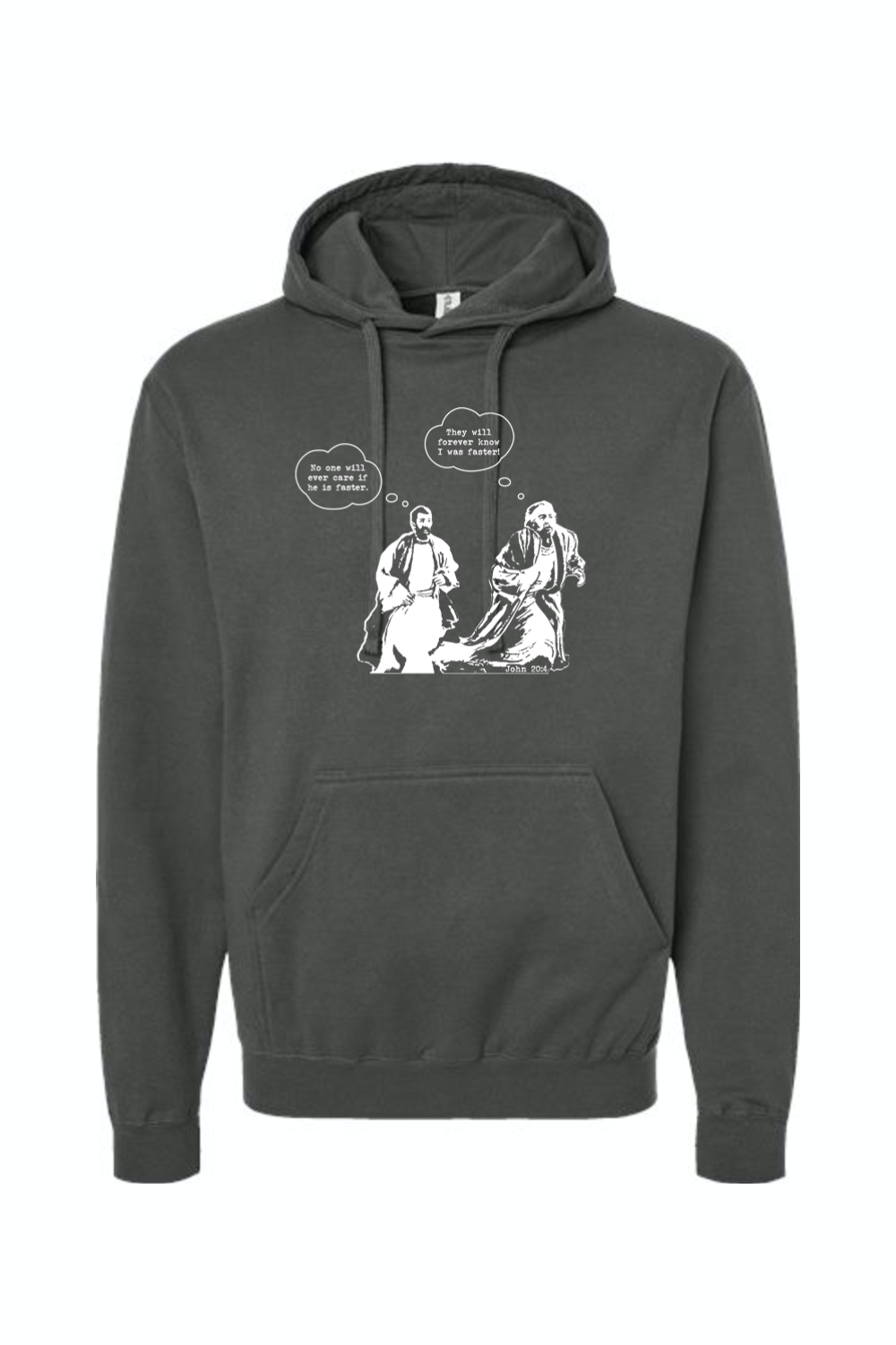 John Runs - John 20:4 Hoodie Sweatshirt