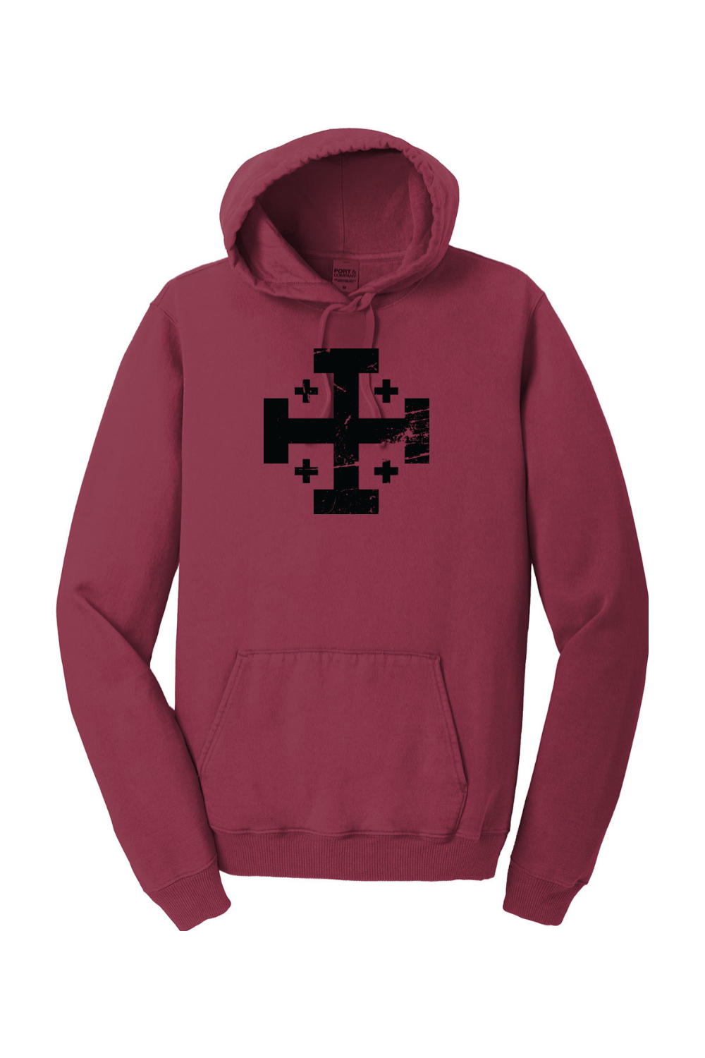 Jerusalem Cross - Unisex Hooded Sweatshirt