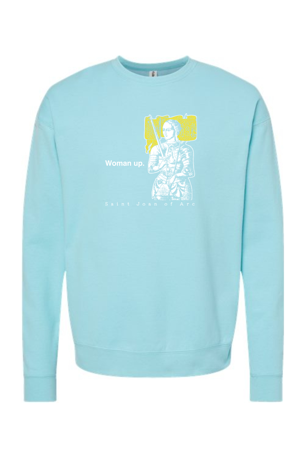 Woman Up - St. Joan of Arc Crewneck Sweatshirt