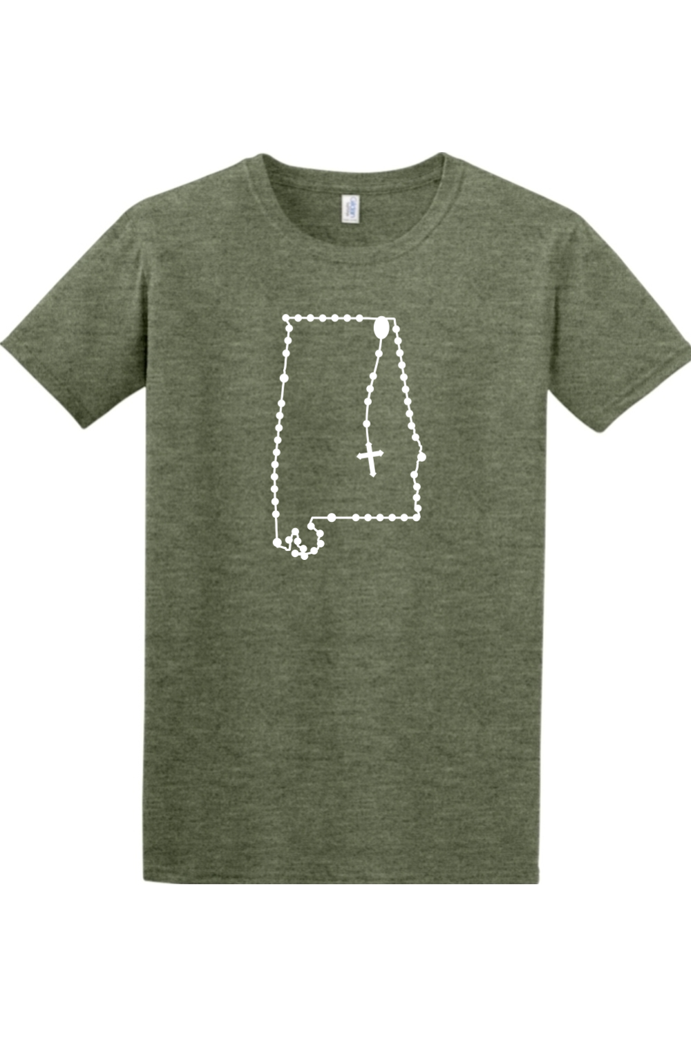 Alabama Catholic Rosary Adult T-shirt