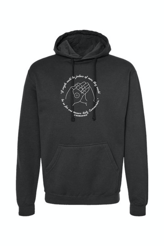 If Angels Could Be Jealous - St. Maximilian Kolbe Hoodie Sweatshirt