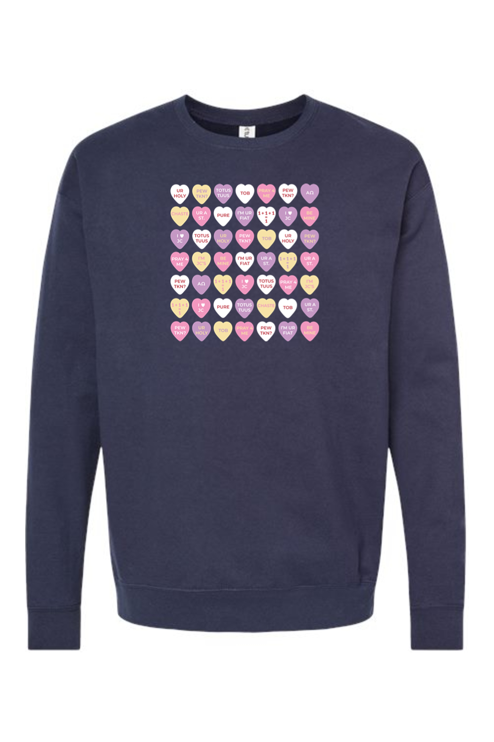 Candy Hearts - Crewneck Sweatshirt