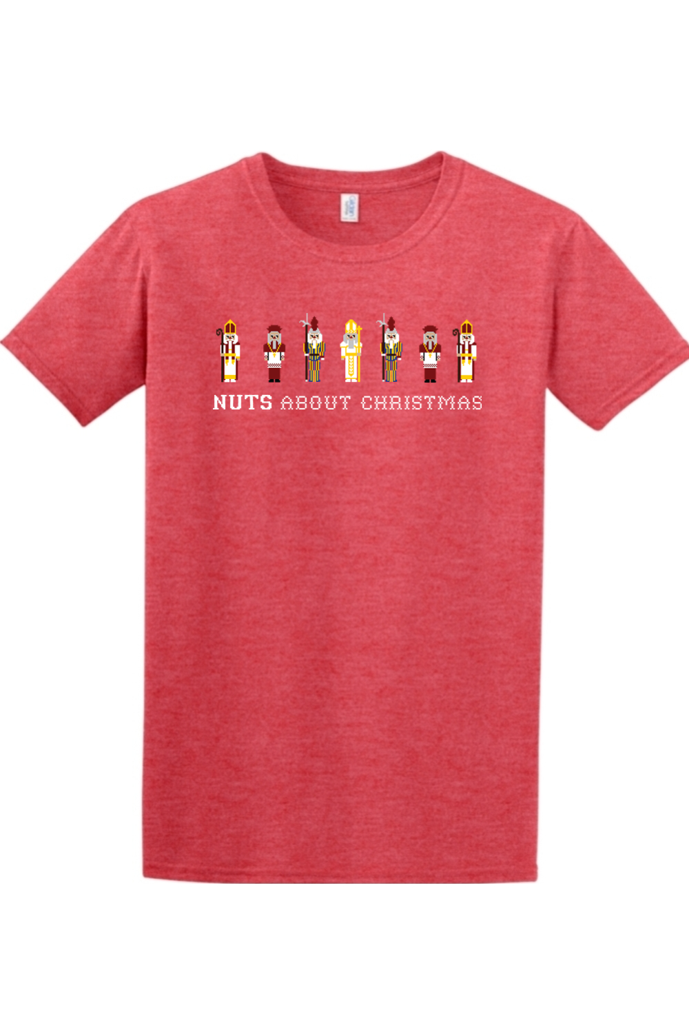 Nuts About Christmas Adult T-shirt